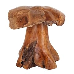 Handcrafted teak mushroom for sale  Delivered anywhere in USA 