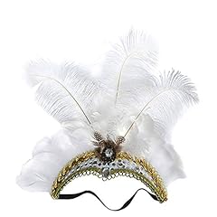 Carnival feather headpiece for sale  Delivered anywhere in UK