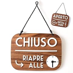 Cartello aperto chiuso usato  Spedito ovunque in Italia 