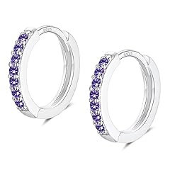 Silver hoop earrings for sale  Delivered anywhere in UK