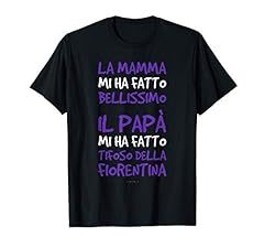 Magliette Manica Corta Calcio Regalo Papà Tifoso Fiorentina usato  Spedito ovunque in Italia 