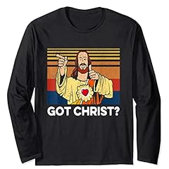 Buddy Christ Christmas Cool Jesus Religious Christian Funny Sweatshirt Hoodie Long Sleeve T-Shirt for Men Women for sale  Delivered anywhere in Canada