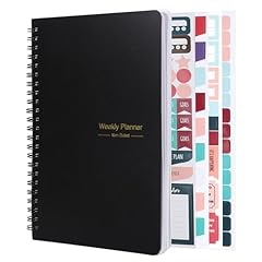 Weekly planner notebook for sale  Delivered anywhere in UK