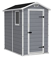 KETER Manor 4x6 Resin Outdoor Storage Shed Kit-Perfect for sale  Delivered anywhere in USA 