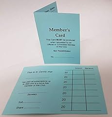 Club members card for sale  Delivered anywhere in UK