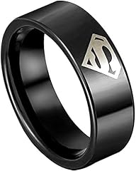 Superman ring titanium for sale  Delivered anywhere in USA 