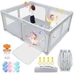 Growithu foldable playpen for sale  Delivered anywhere in UK