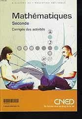 Mathematiques. seconde. corrig d'occasion  Livré partout en France