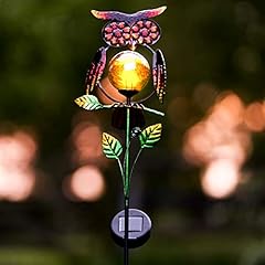 Globrite metal owl for sale  Delivered anywhere in UK