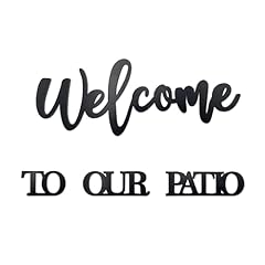 Welcome patio sign for sale  Delivered anywhere in USA 