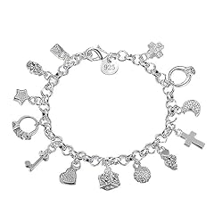 Rrdaily charm silver for sale  Delivered anywhere in USA 