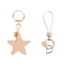 Rhinestone star keyrings for sale  Delivered anywhere in UK