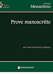 Prove manoscritte per usato  Spedito ovunque in Italia 