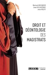 Droit déontologie magistrats d'occasion  Livré partout en France