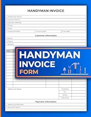 Handyman invoice form for sale  Delivered anywhere in UK