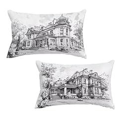 Outdoor cushions white for sale  Delivered anywhere in UK