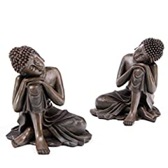 Wood effect buddha for sale  Delivered anywhere in UK