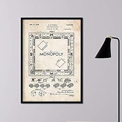 Nacnic Patentes-JUEGOSMESA - Monopoly - Fondo Vintage usato  Spedito ovunque in Italia 