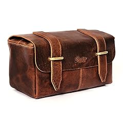 Leather toiletry bag for sale  Delivered anywhere in USA 