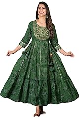 Cotton anarkali indian for sale  Delivered anywhere in UK