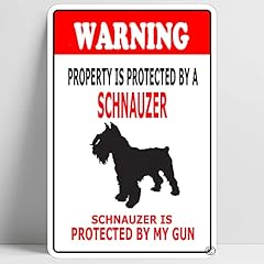 Warning beware schnauzer for sale  Delivered anywhere in USA 