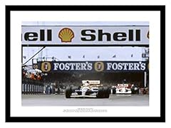 Framed nigel mansell for sale  Delivered anywhere in UK