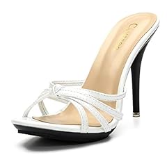 Camssoo white sandals for sale  Delivered anywhere in USA 