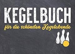 Kegelbuch querformat 120 gebraucht kaufen  Wird an jeden Ort in Deutschland