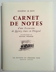Carnets notes excursion d'occasion  Livré partout en France