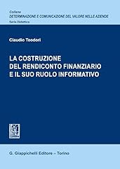 Costruzione del rendiconto usato  Spedito ovunque in Italia 