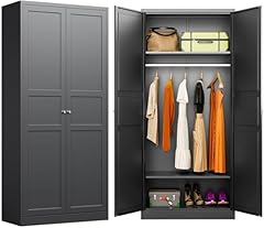 Metal wardrobe cabinet for sale  Delivered anywhere in USA 