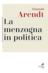 Menzogna politica. riflessioni usato  Spedito ovunque in Italia 