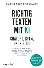 Richtig texten chatgpt gebraucht kaufen  Wird an jeden Ort in Deutschland