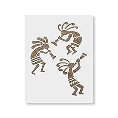 Kokopelli tribal stencil for sale  Delivered anywhere in USA 