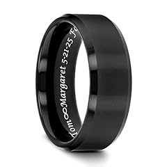 Personalized black brushed for sale  Delivered anywhere in USA 