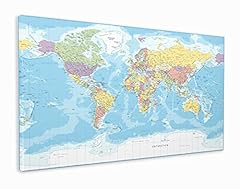 Map canvas print for sale  Delivered anywhere in UK