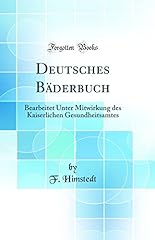 Deutsches bäderbuch bearbeite for sale  Delivered anywhere in Ireland