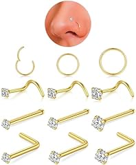 18g gold nose for sale  Delivered anywhere in USA 