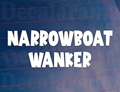 Narrowboat wanker sticker for sale  Delivered anywhere in UK