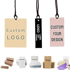 100pcs custom tags for sale  Delivered anywhere in UK