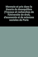 Monnaie théorie déséquilibr d'occasion  Livré partout en France