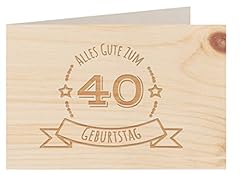 Holzgrußkarte gute geburtstag gebraucht kaufen  Wird an jeden Ort in Deutschland