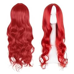 Long red wig for sale  Delivered anywhere in UK