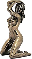 7.13 Inch Nude Female Statue with Hands on Hair, Bronze for sale  Delivered anywhere in Canada