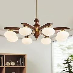 Light wood chandelier for sale  Delivered anywhere in USA 