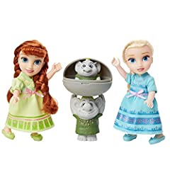 Disney Frozen Petite Anna & Elsa Dolls with Surprise Trolls Gift Set, Each Doll is Approximately 6 inches Tall - Includes 2 Troll Friends! Perfect for Any Frozen Fan! for sale  Delivered anywhere in Canada