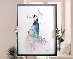 Peahen wall art for sale  Delivered anywhere in USA 