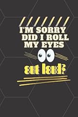 Sorry roll eyes for sale  Delivered anywhere in USA 