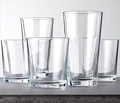 Clear drinking glasses for sale  Delivered anywhere in UK
