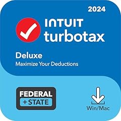 Turbotax deluxe 2024 for sale  Delivered anywhere in USA 